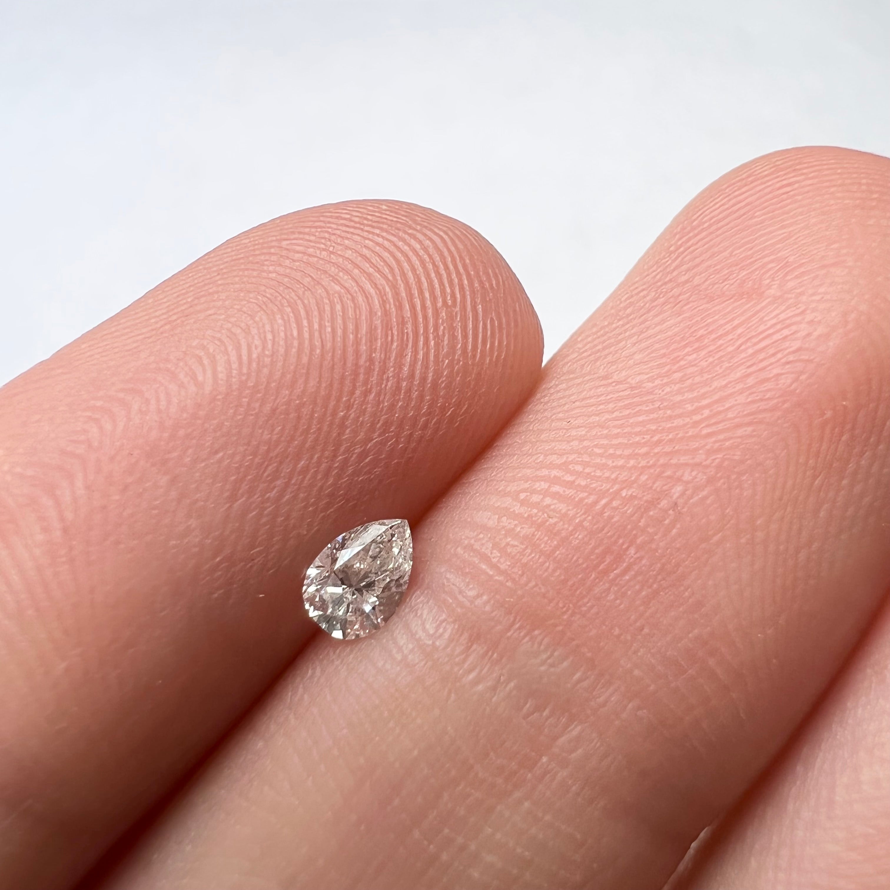 .20CT Pear Diamond G SI2 4.56x3.22x2.11mm Natural Earth mined