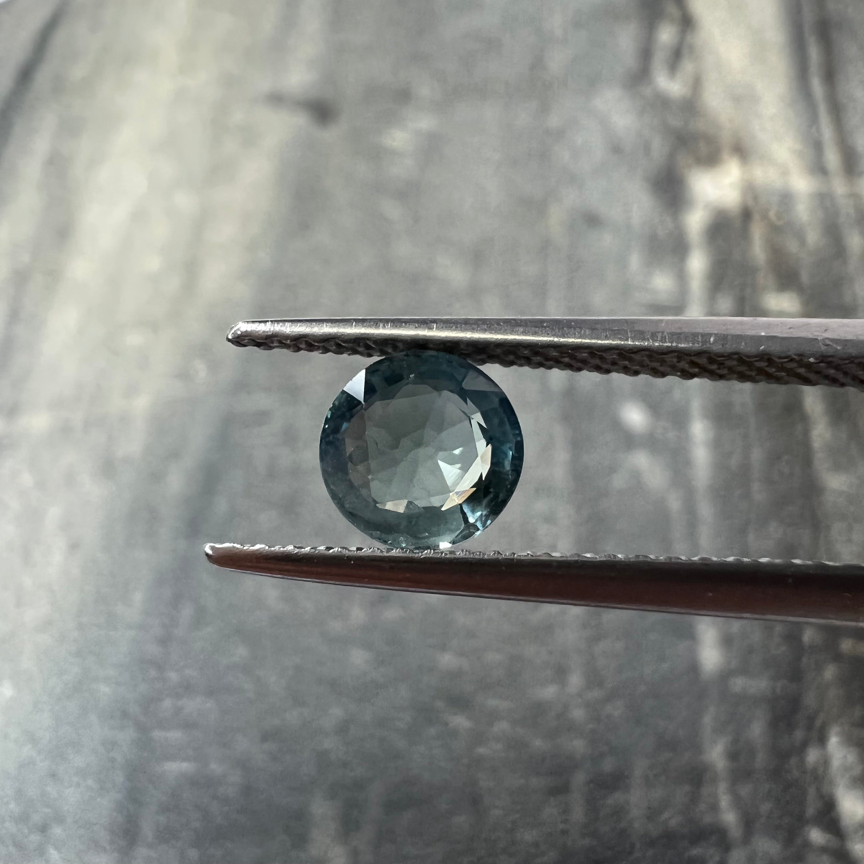 .93CTW Loose Round Blue Sapphire 5.74x2.92mm Earth mined Gemstone