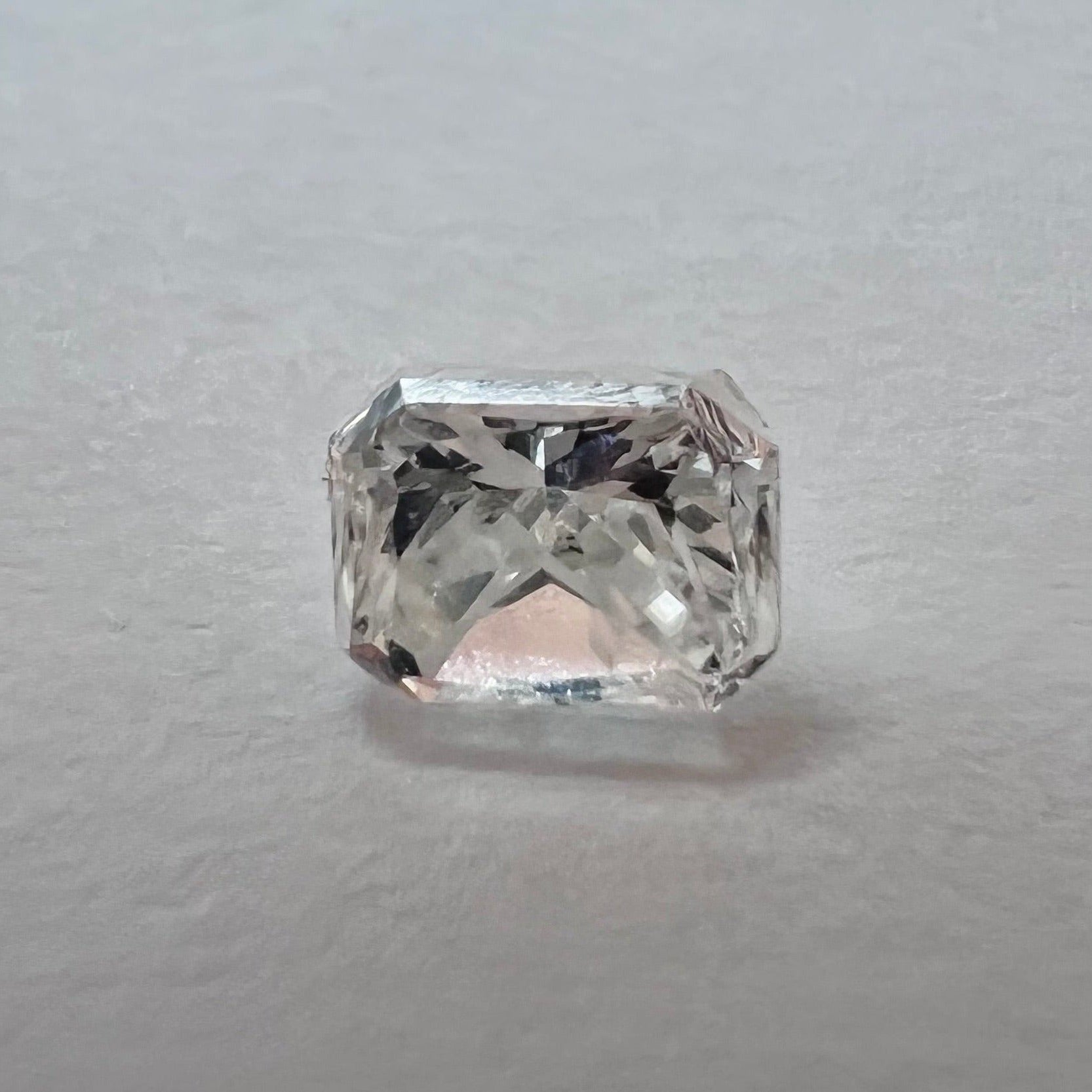 .50CT Radiant Diamond G SI2 4.78X3.75X3.16mm Natural Earth mined