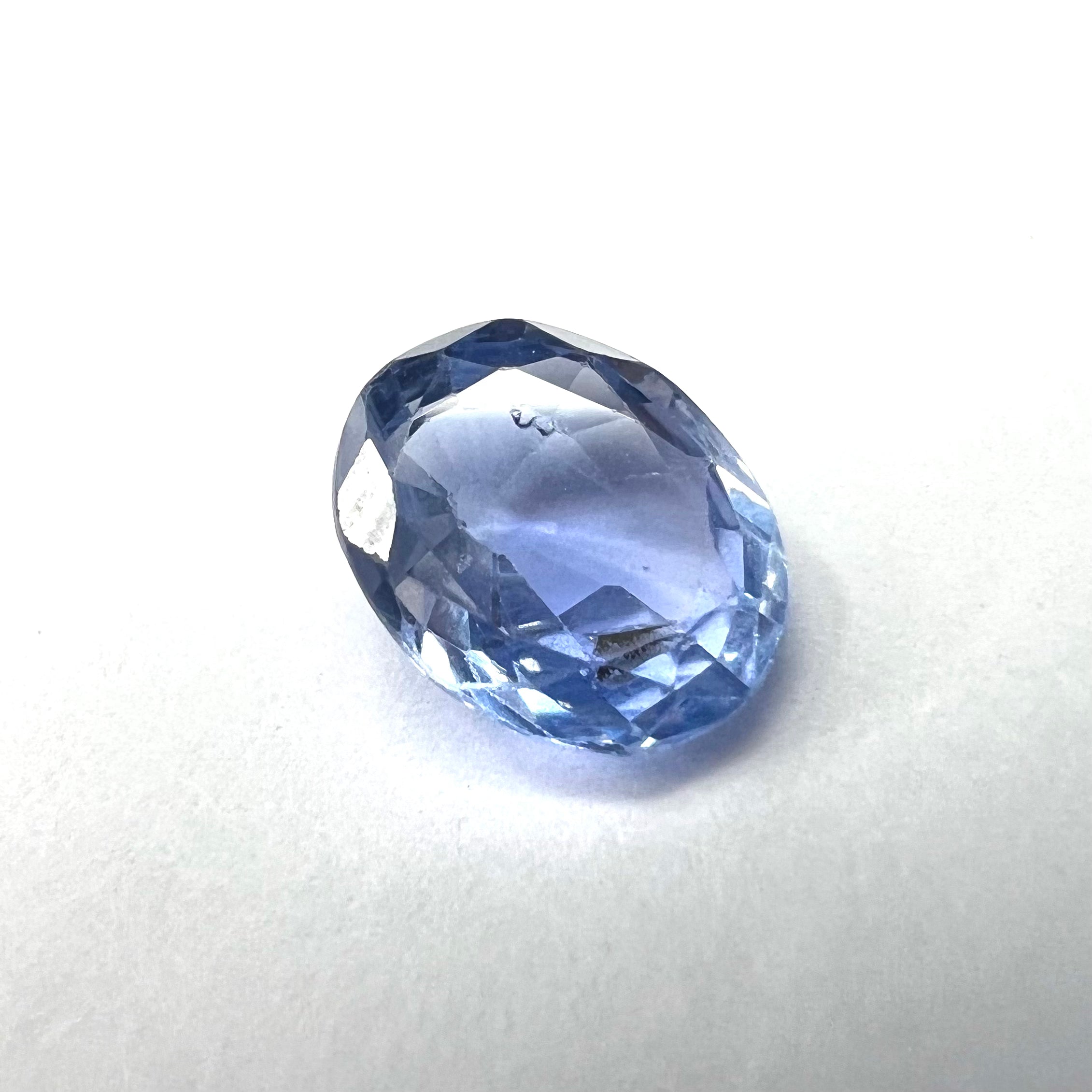 1.3CTW Loose Sapphire 7.5x5.96x3.13mm Earth mined Gemstone