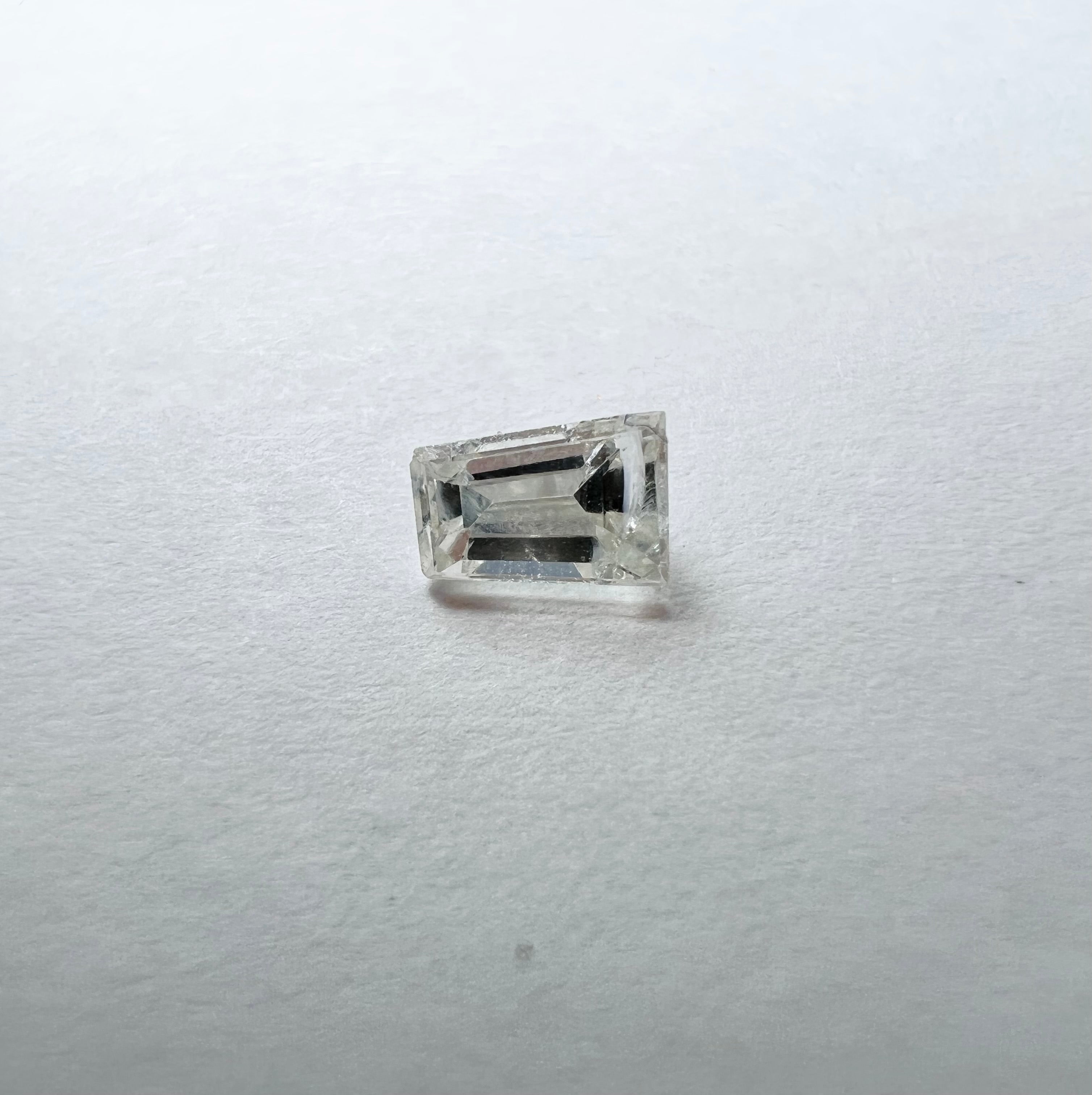 .41CT Tapered Baguette Cut Diamond I2 J 5.20x3.74x2.47mm Natural Earth mined