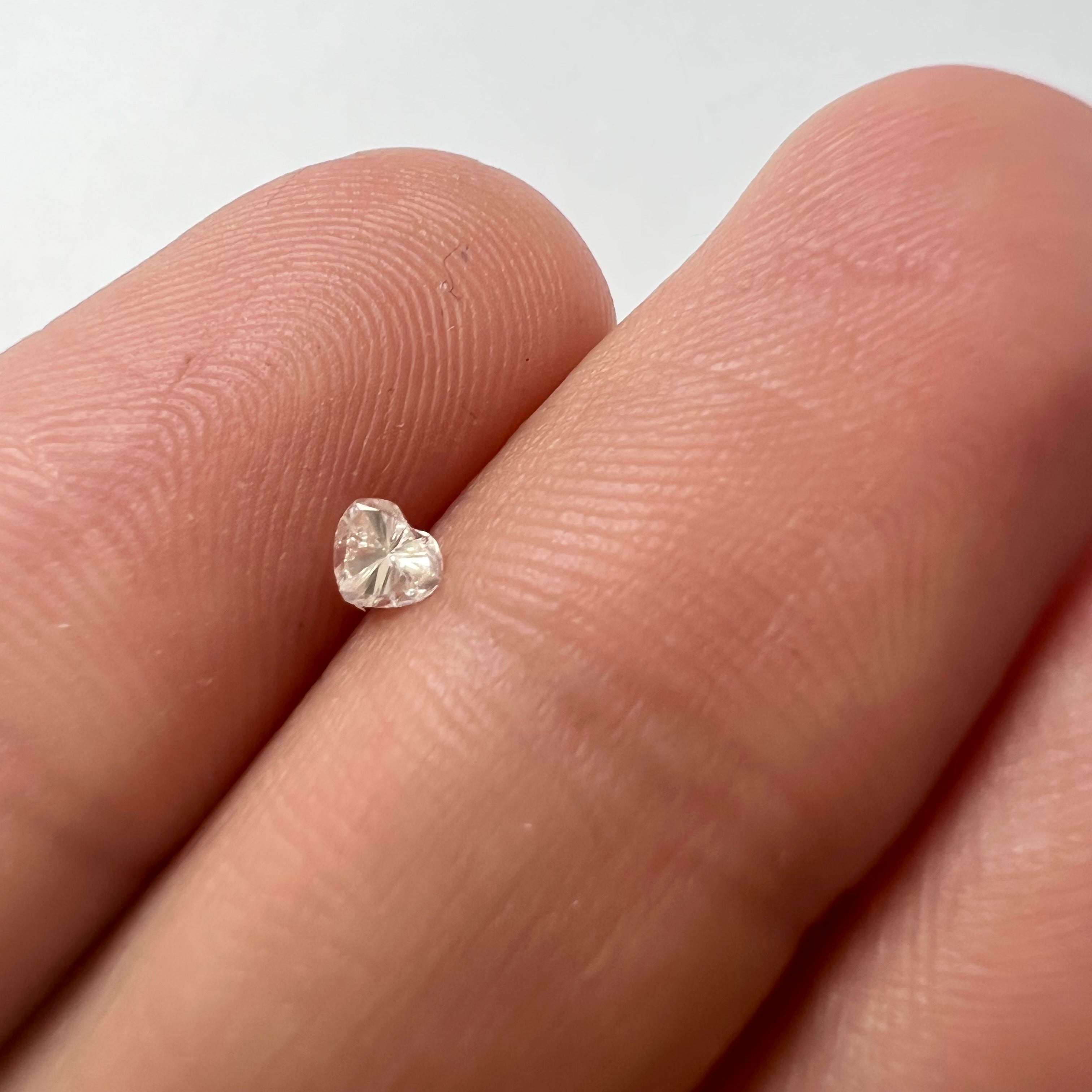.12CT Heart Shape Diamond I VS2 3.04x3.48x2.00mm Natural Earth mined