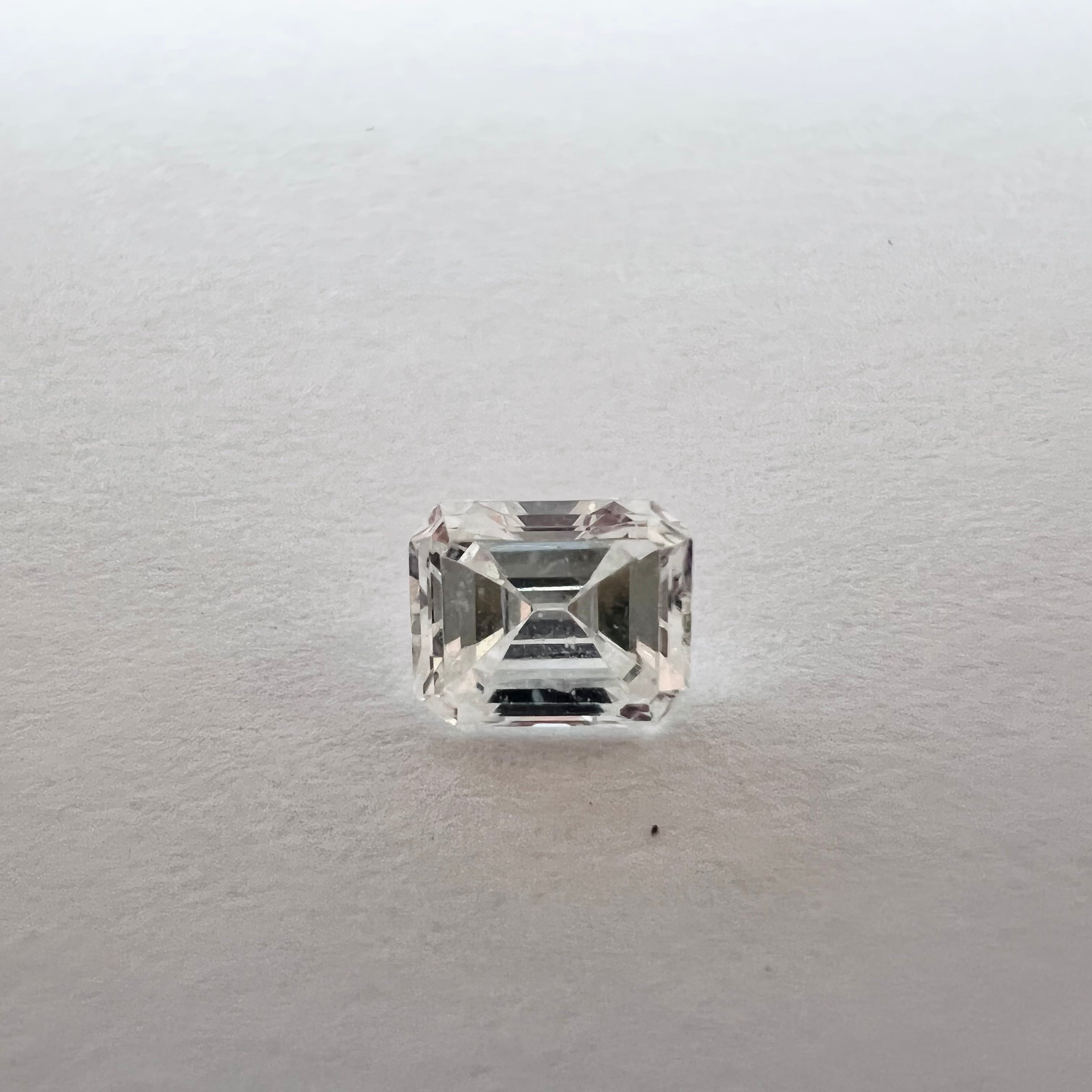 .37CT Emerald Cut Diamond G I1 4.52x3.81x2.46mm Natural Earth mined