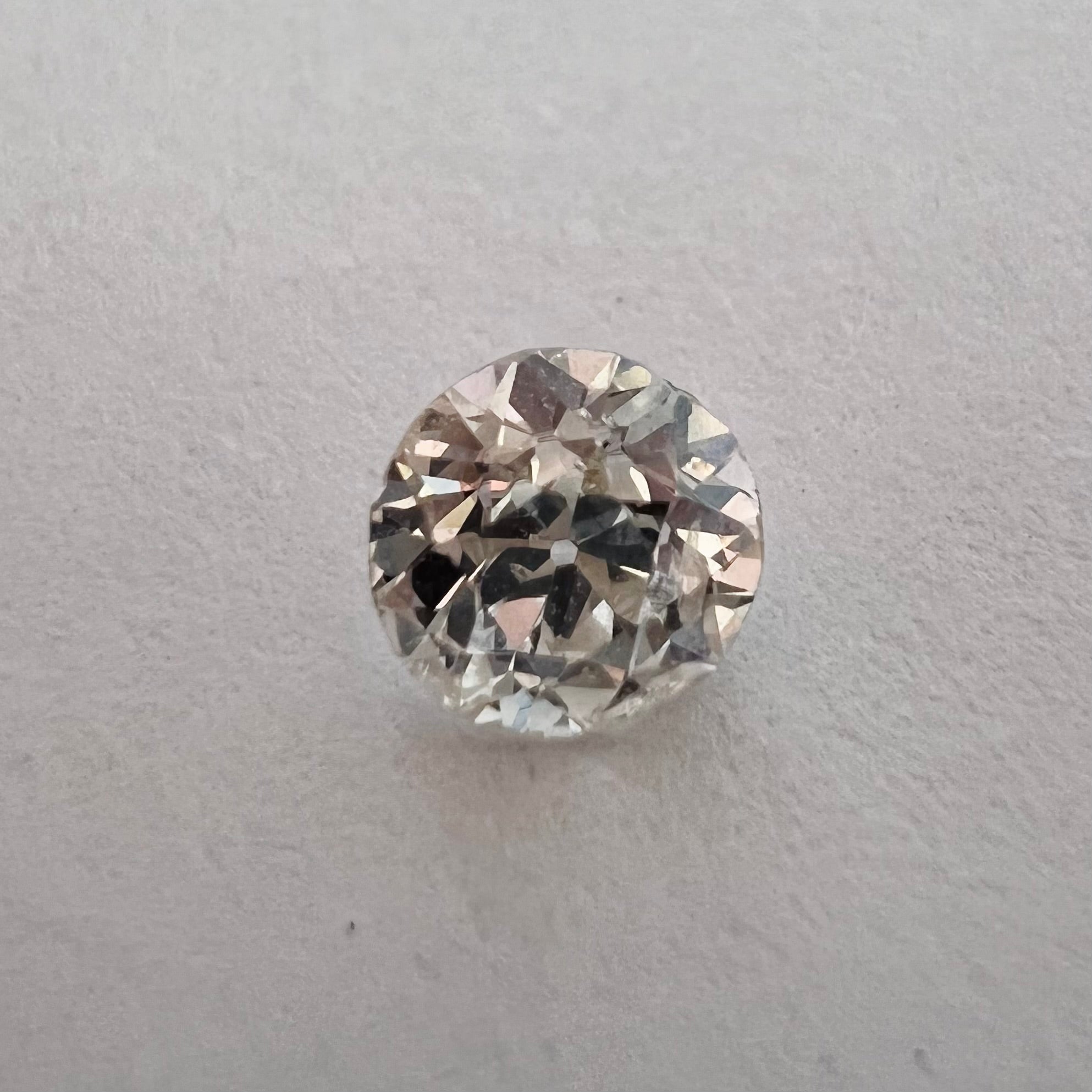 .33CT Old Mine Cut Diamond I VS2 4.35x2.77mm Natural Earth mined