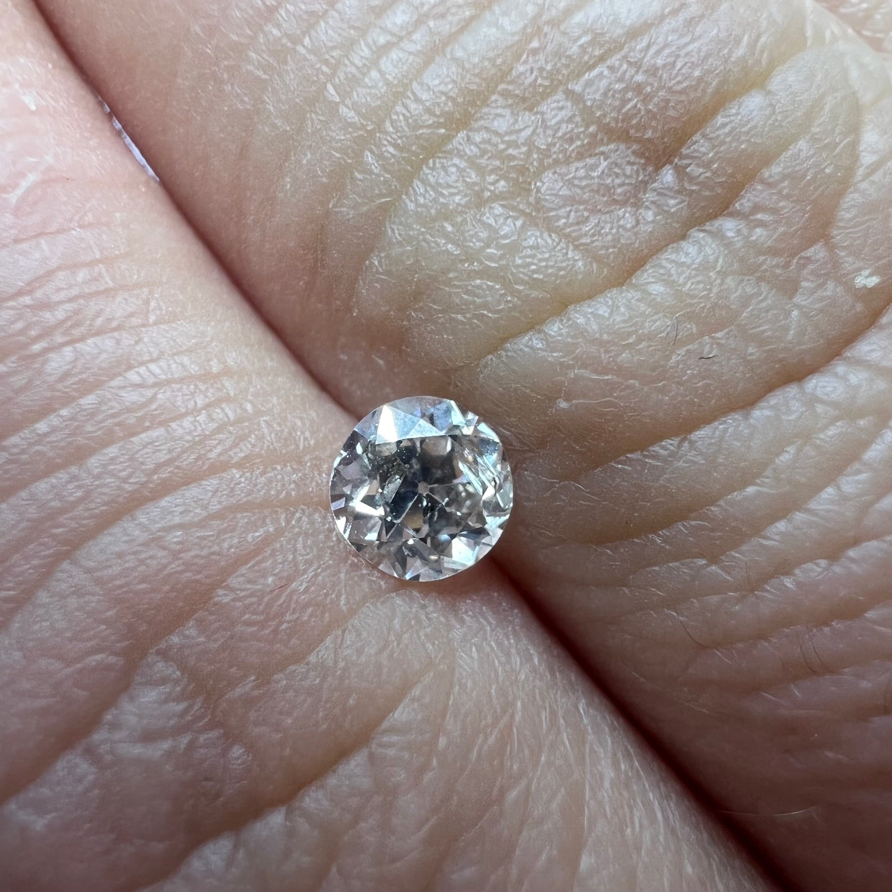 .41CT Old Mine Cut Diamond O VS2 4.51x3.00mm Natural Earth mined