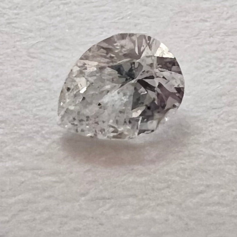 .05CT Pear Diamond G I2 2.71x2.12x1.29mm Natural Earth mined