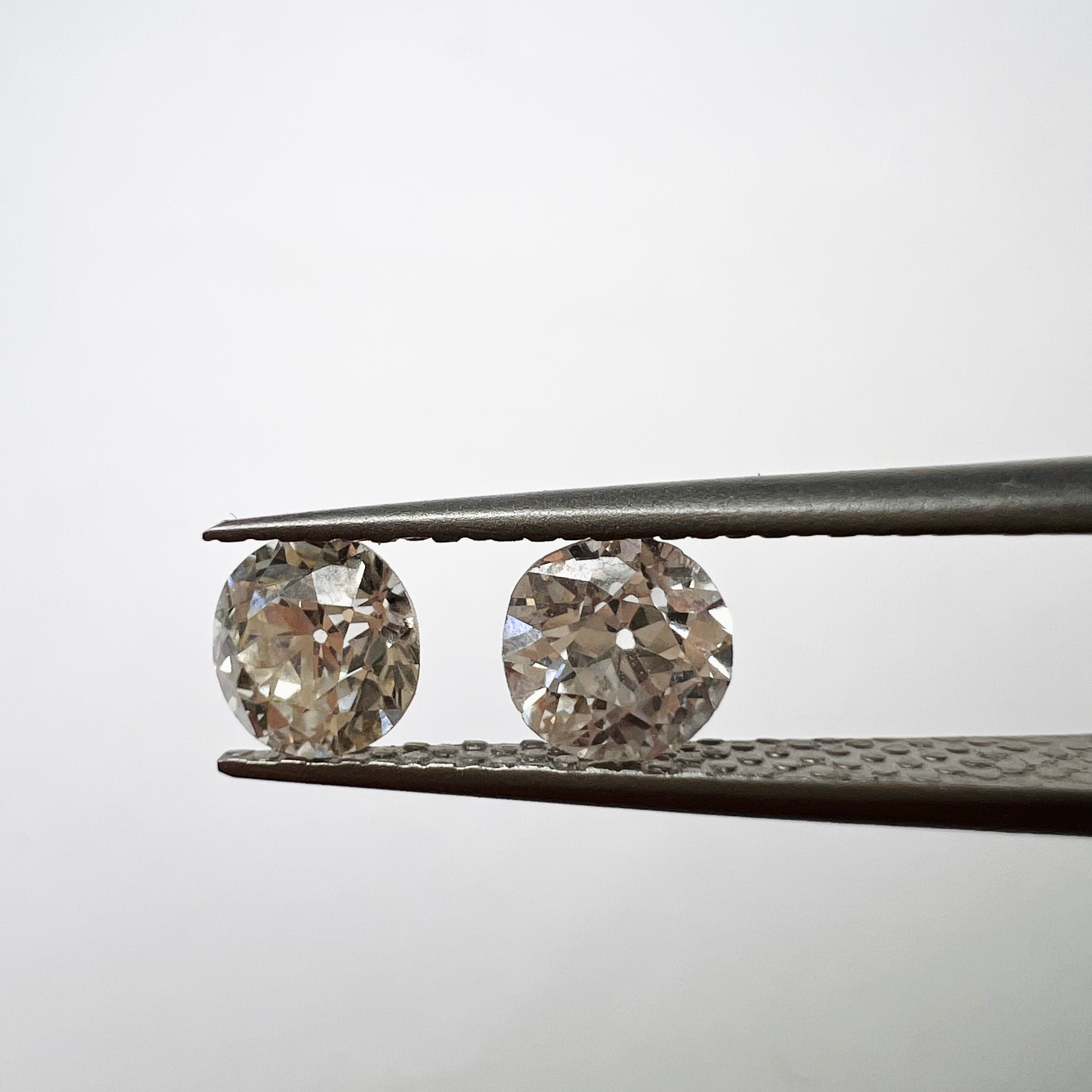 1.05CT Old Mine Cut Diamond K/L VS2 5mm Natural Earth mined