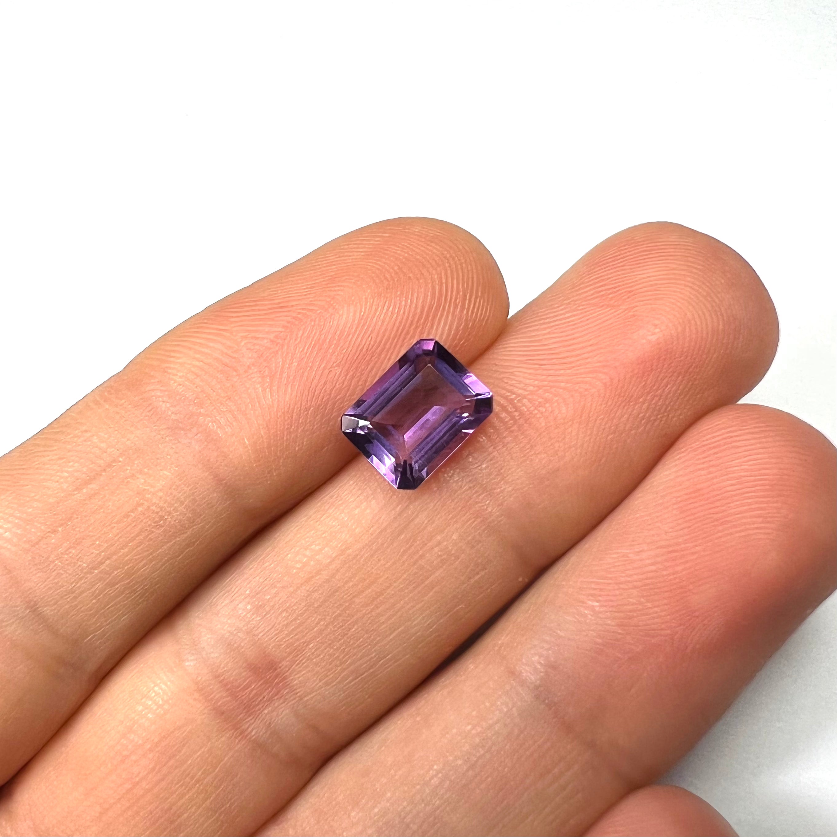 1.97CTW Loose Natural Octagon Cut Amethyst 9x7x4.5mm Earth mined Gemstone