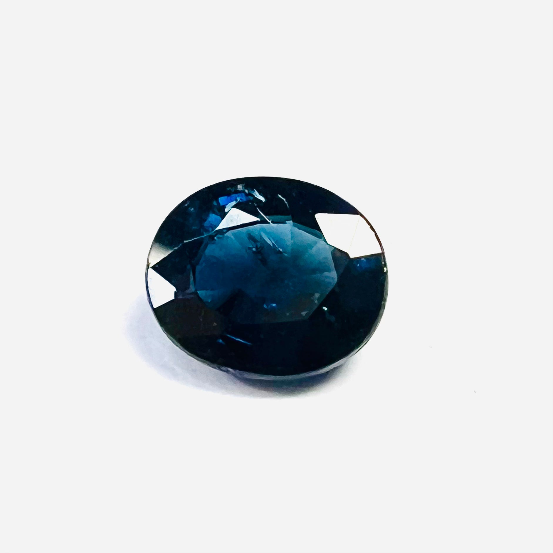 .80CT Loose Oval Blue Sapphire 6.01x5.03x3.01mm Earth mined Gemstone