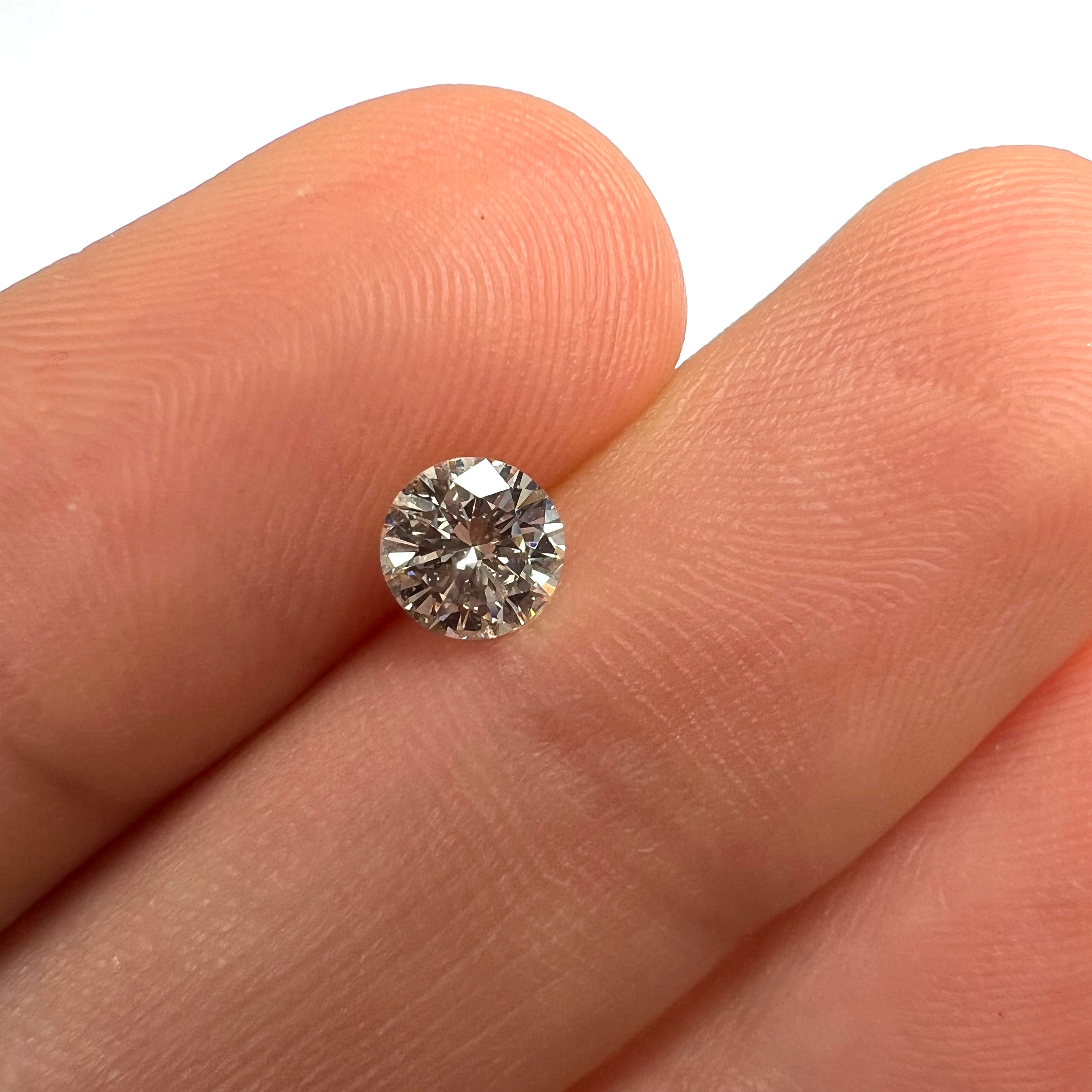 .50CT Round Brilliant Diamond L VS2 5.31x5.35x3.05mm Natural Earth mined