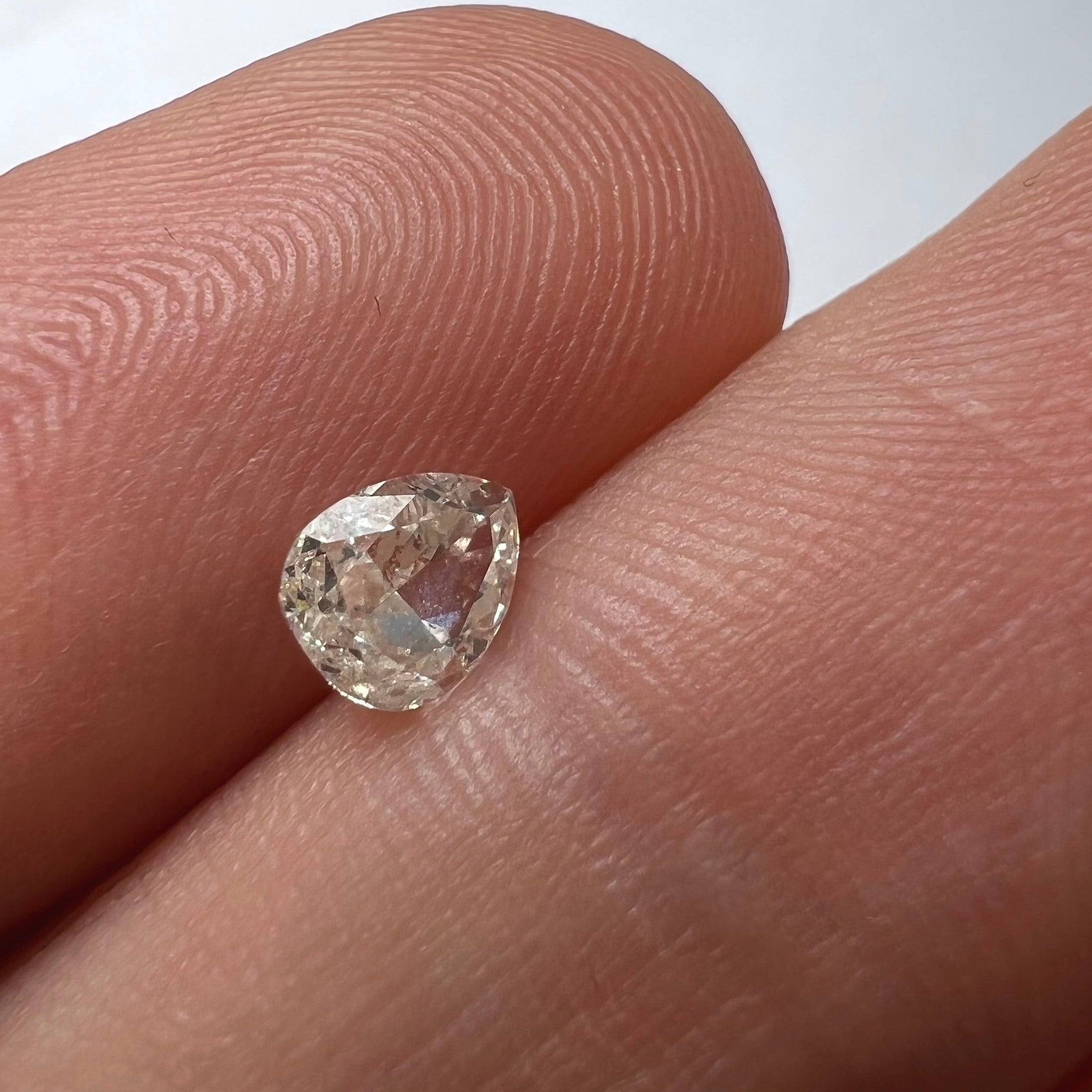 .50CT Pear Diamond J VS2 5.26x4.37x2.74mm Natural Earth mined