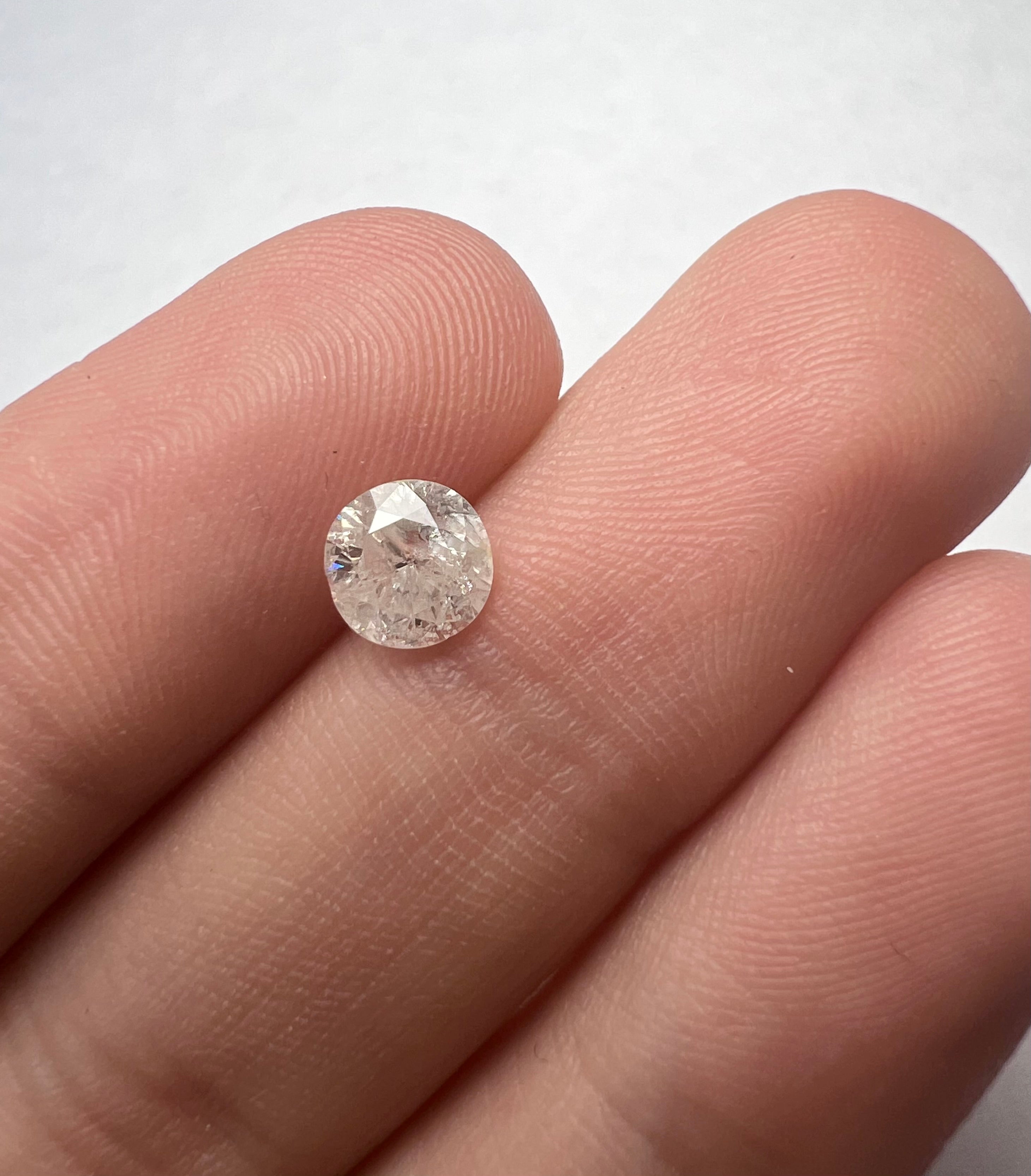 .96CT Brilliant Round Diamond G I2 5.88x5.77x4.10mm Natural Earth mined