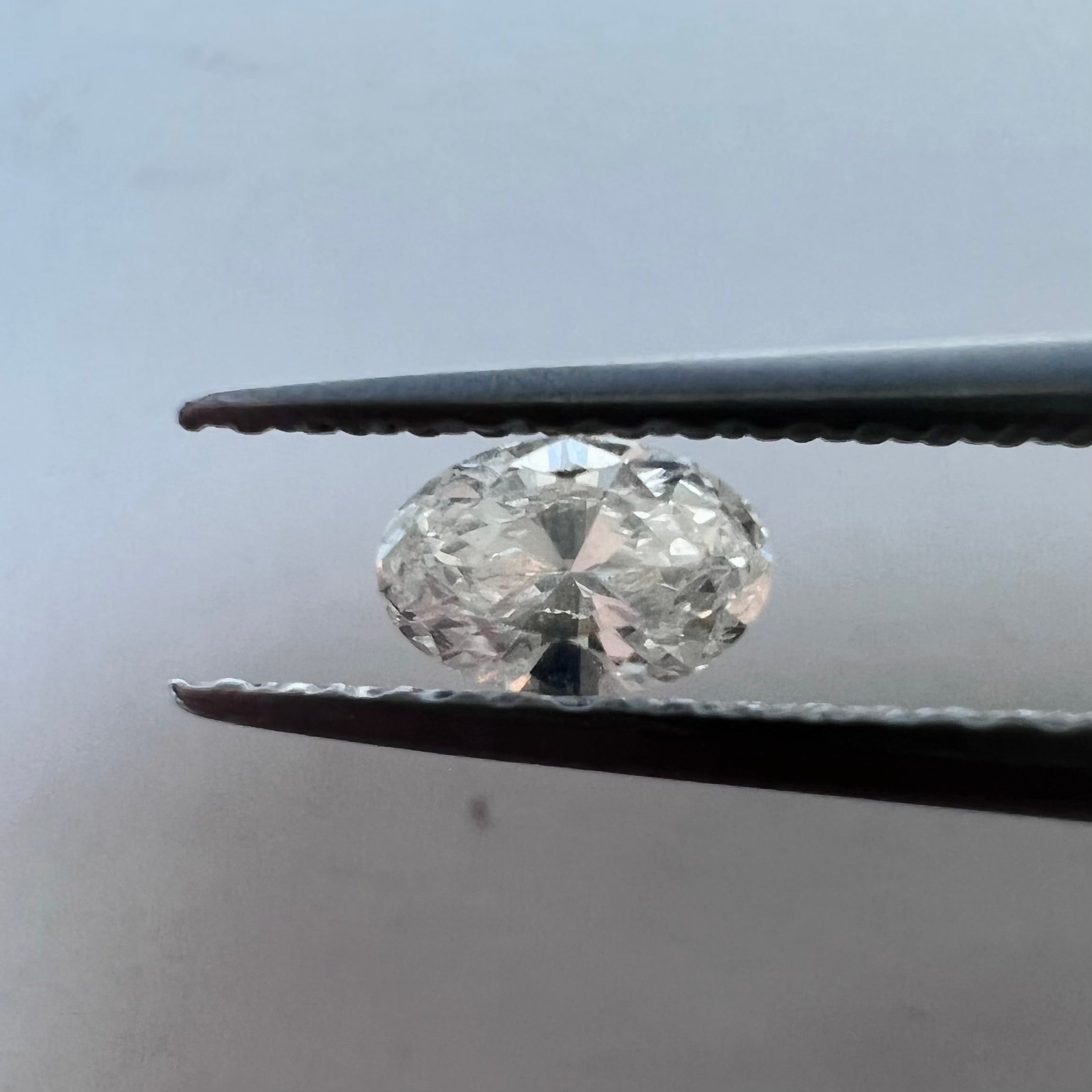.19CT Oval Cut Diamond H/I VS2 4.83x3.22x1.80mm Natural Earth mined