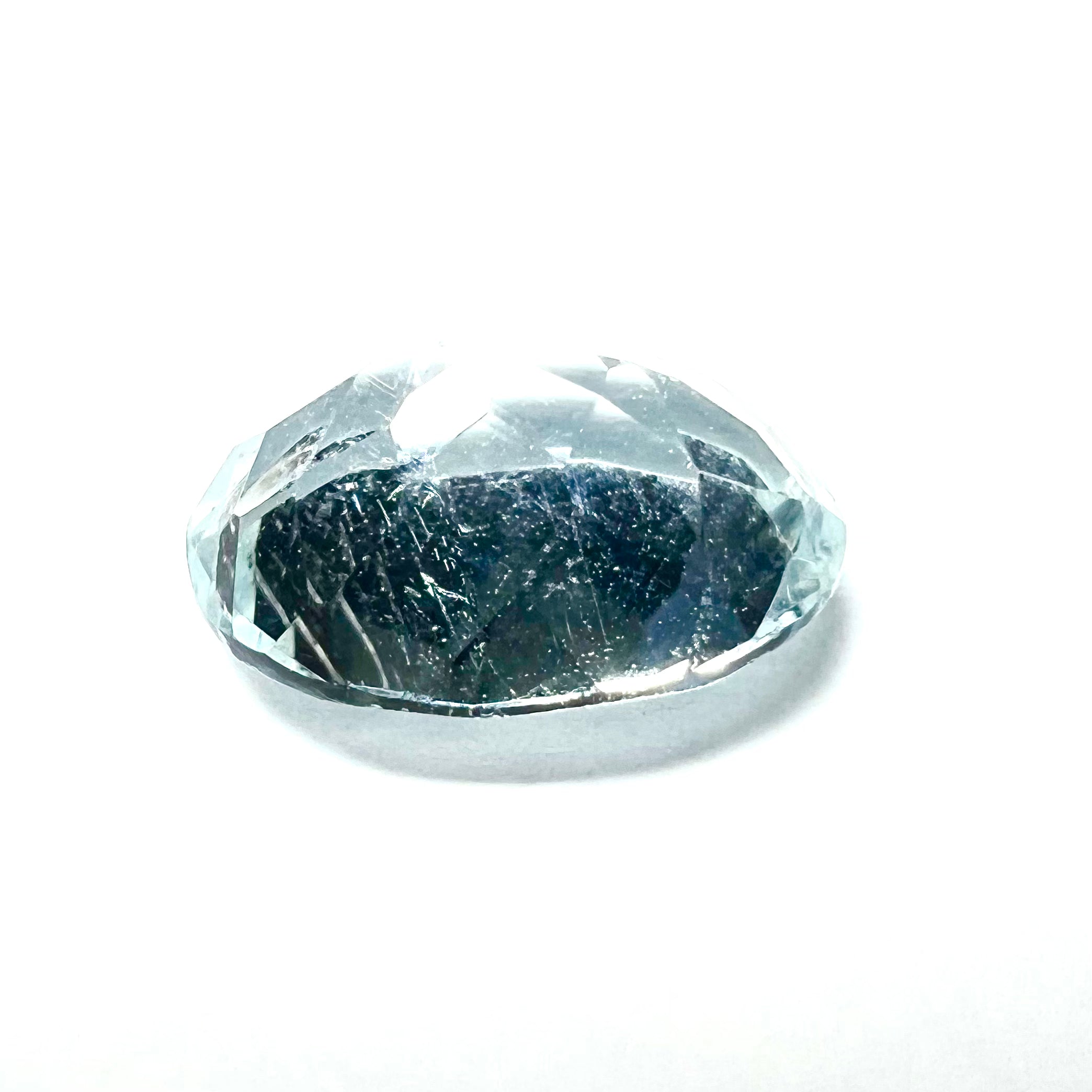 1.76CT Loose Natural Aquamarine 9x7x4mm Earth mined Gemstone