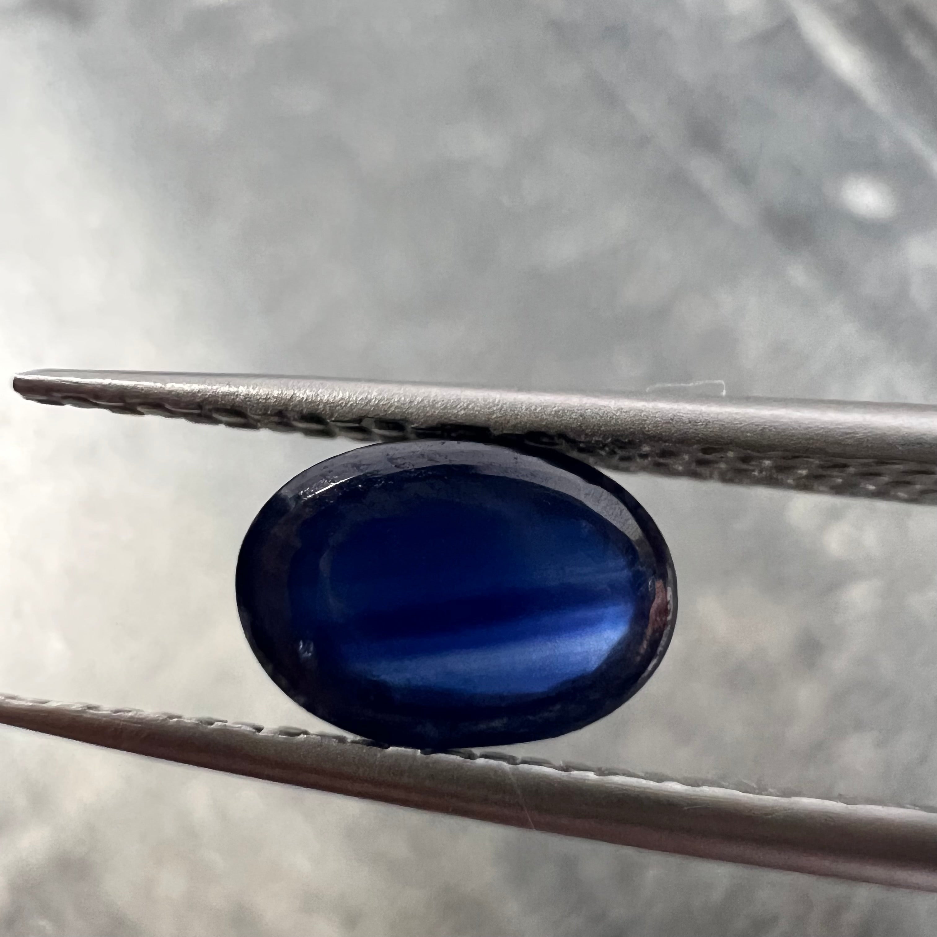 1.24CTW Loose Natural Oval Cabochon Sapphire 7.06x4.91x3.21mm Earth mined Gemsto