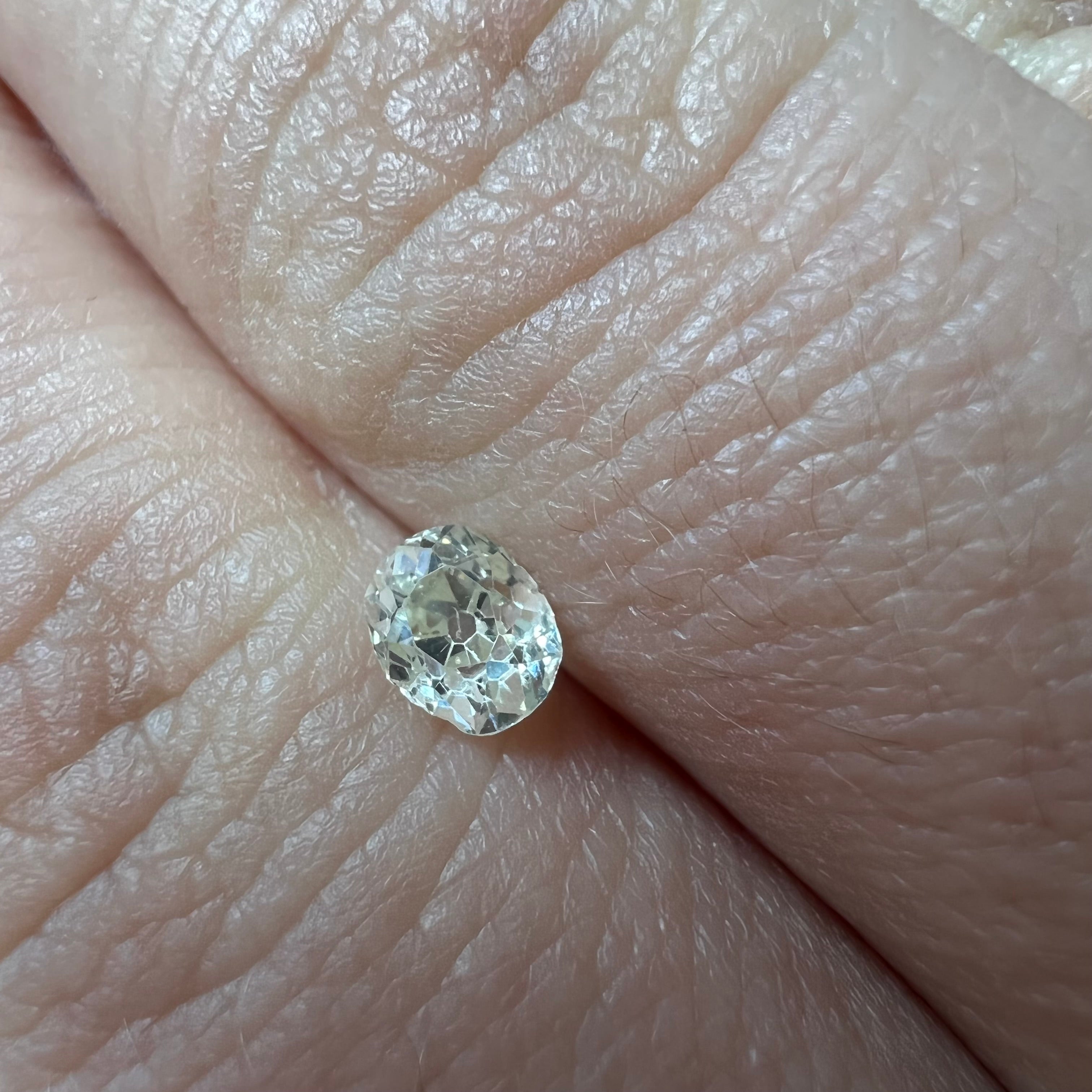 .49CT Old Mine Cut Diamond O I1 5.18x4.15x3.15mm Natural Earth mined
