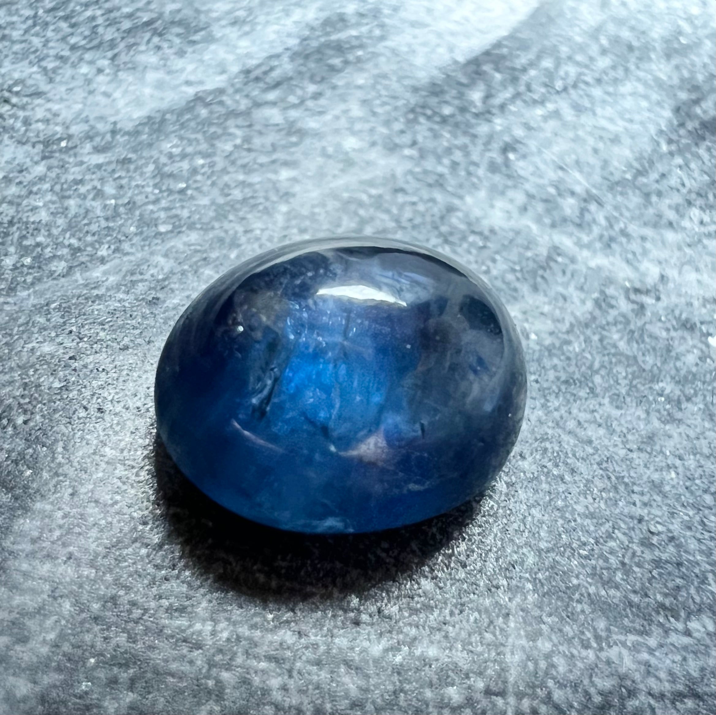 6.13CTW Loose Natural Cabochon Sapphire 10.57x8.50x6.48mm Earth mined Gemstone