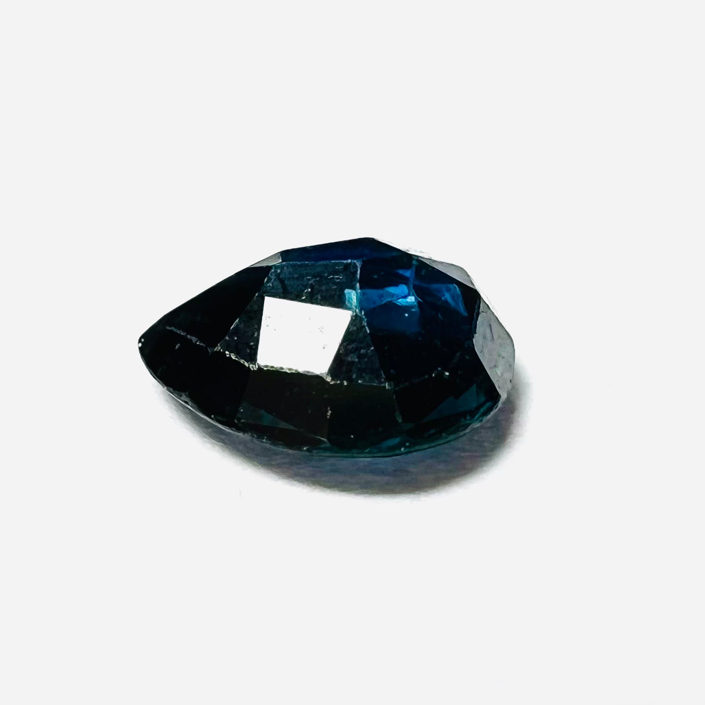 .59CT Loose Blue Pear Sapphire 5x5.5x2mm Earth mined Gemstone