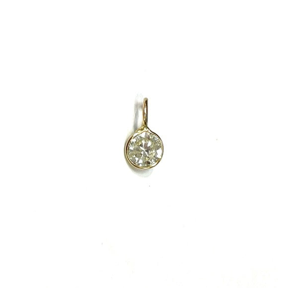 .70CT Brilliant Cut Diamond Pendant in solid 14k Yellow Gold