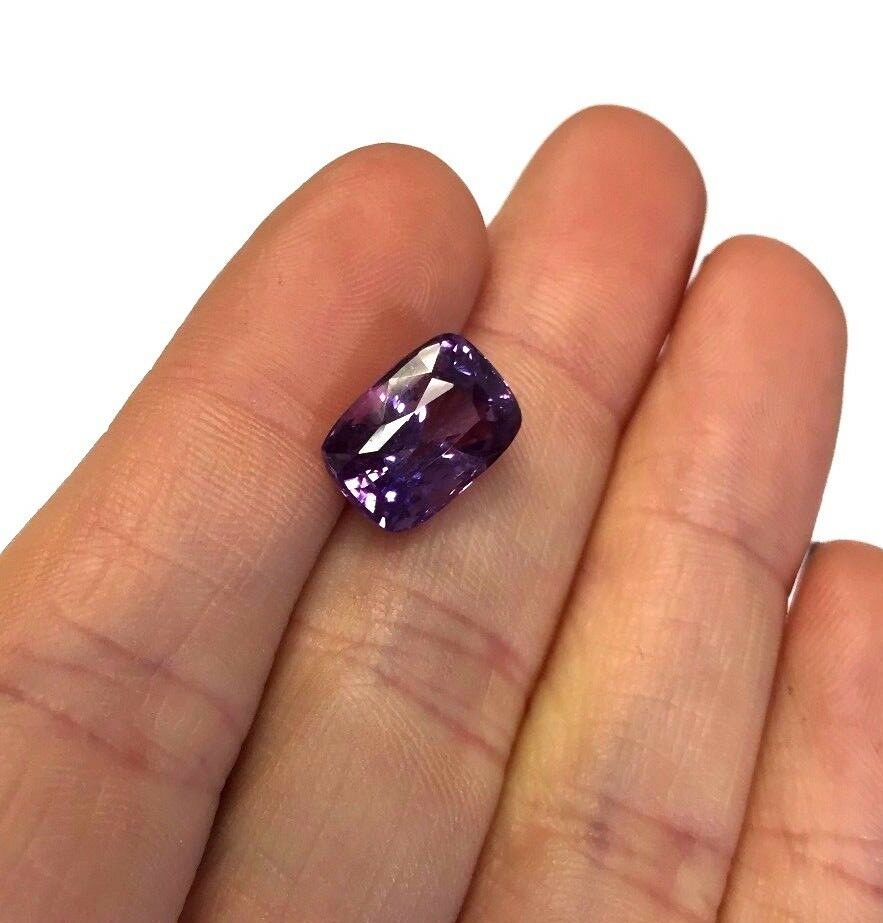 6.03CTS Purple Sapphire GIA Certified