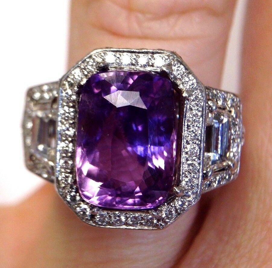 6.03CTS Purple Sapphire GIA Certified